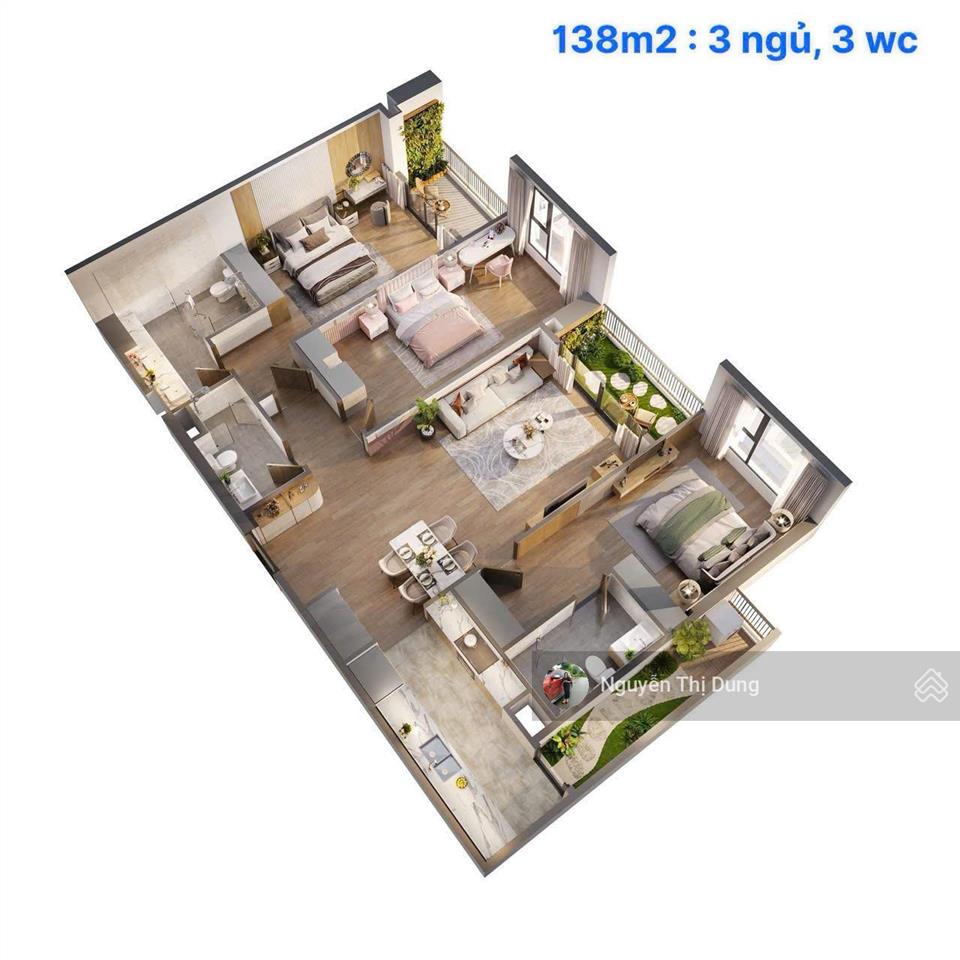 Quỹ căn chuyển nhượng giá tốt wisteria  chỉ từ 5.8 tỷ  hỗ trợ bank  đã có sổ.