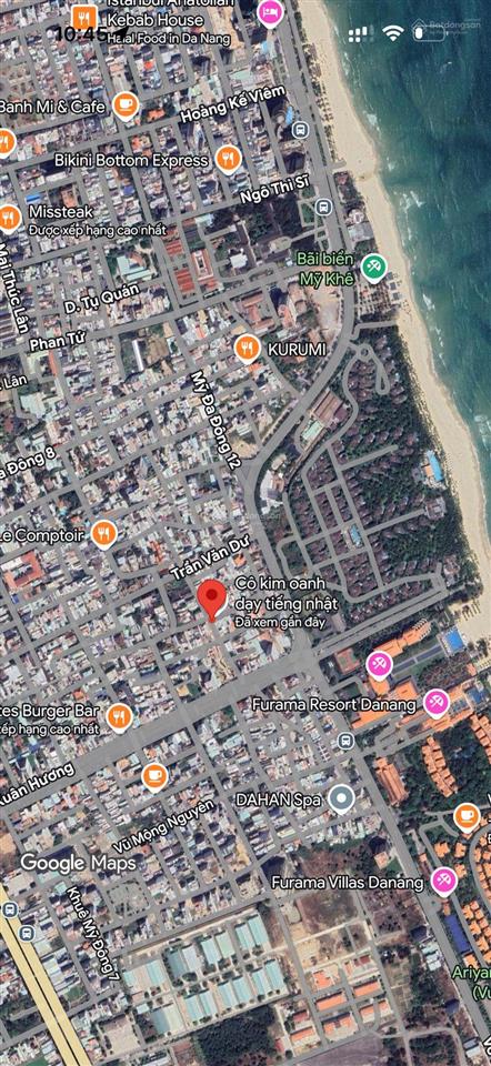 Bán đất gần biển chế lam viên  2 mặt kiệt oto  giá trị cao