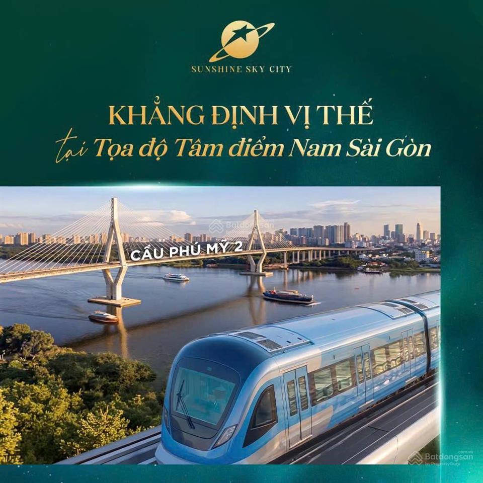 Chính chủ bán căn hộ sunshine sky city, 7,25 tỷ, 109,15m2, 3pn, 2wc, view sông cả, nội khu s6.