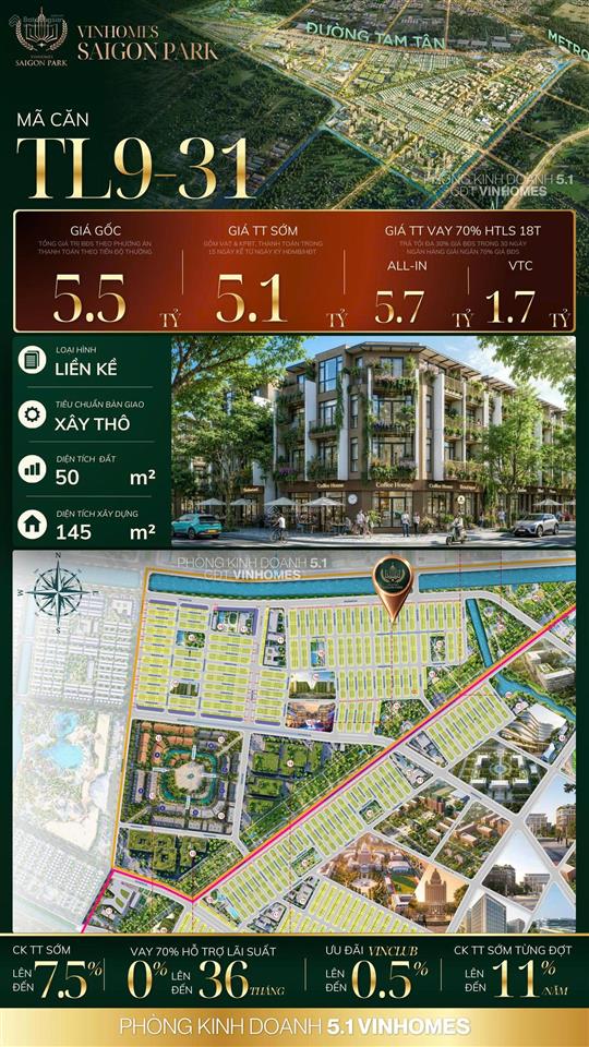 Bán nhà phố hóc môn 1 trệt 3 lầu trong khu đô thị vinhomes saigon park chỉ cần vốn tự có 1,7 tỷ