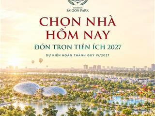 Sở hữu nhà phố 4 tầng chỉ 3,8 tỷ/căn cách sân bay tân sơn nhất 20 phút tại vinhomes saigon park