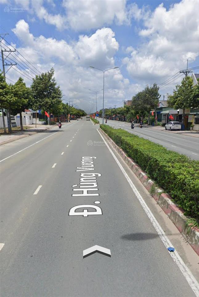 Bán lô đất 24x100m. 2400m2 mặt tiền đường hùng vương, bến cát, kcn rạch bắp 23 tỷ sổ hồng