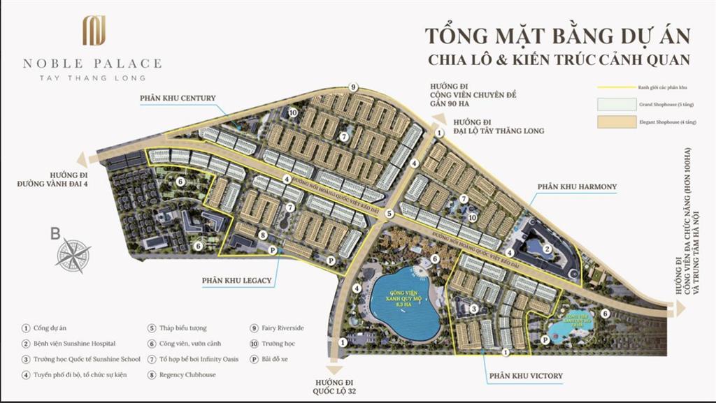 Chỉ từ ~12 tỷ, sở hữu căn 177m2(dtxd) noble palace tây thăng long xây dựng 4 tầng, mt 5m sổ lâu dài
