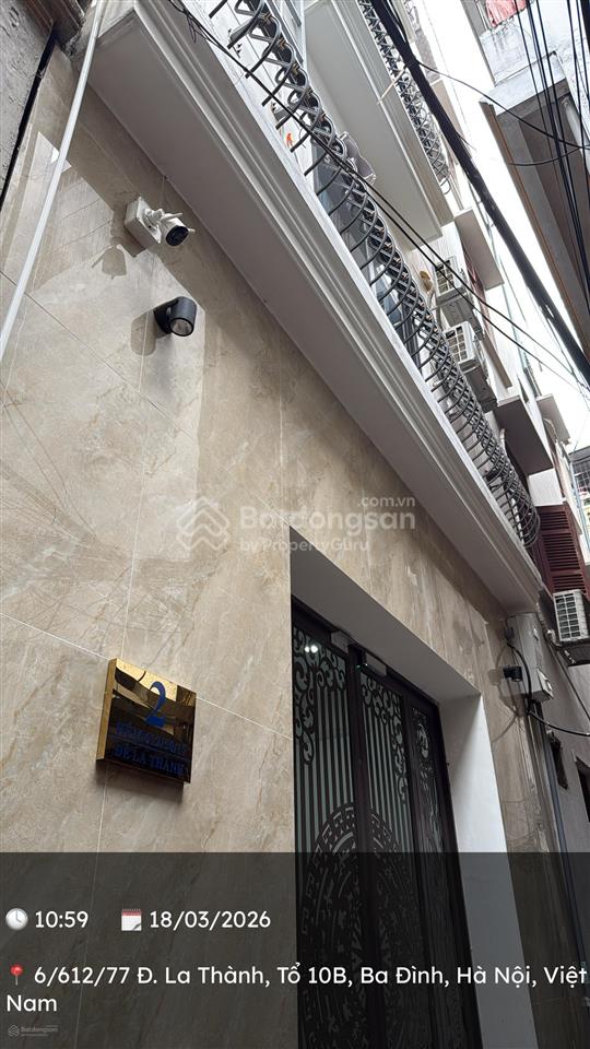 Phòng ccmn xây mới 7 tầng thang máy, có ban công tại ngọc khánh, giường đôi full nt, giá thuê 5.4tr