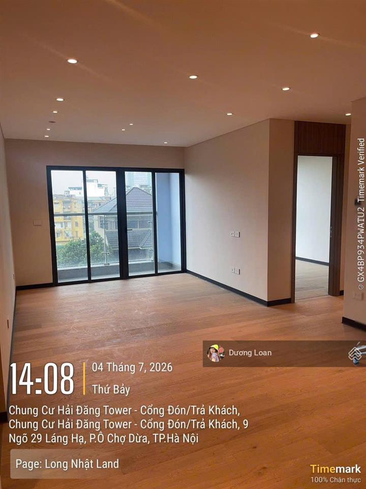 Cho thuê căn hộ cao cấp diện tích 2pn mới tinh tại chung cư cao cấp nelson  29 láng hạ. 0372 004 ***