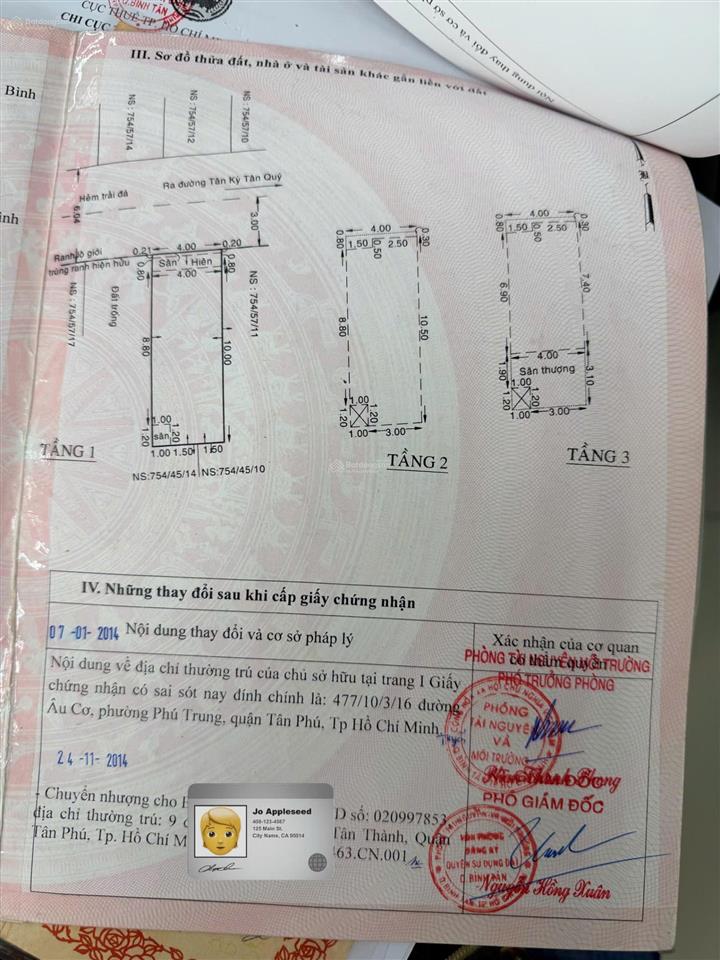 Bán nhà tân kỳ tân quý, bình hưng hòa bình tân. diện tích 44m2. giá tốt dân trí cao