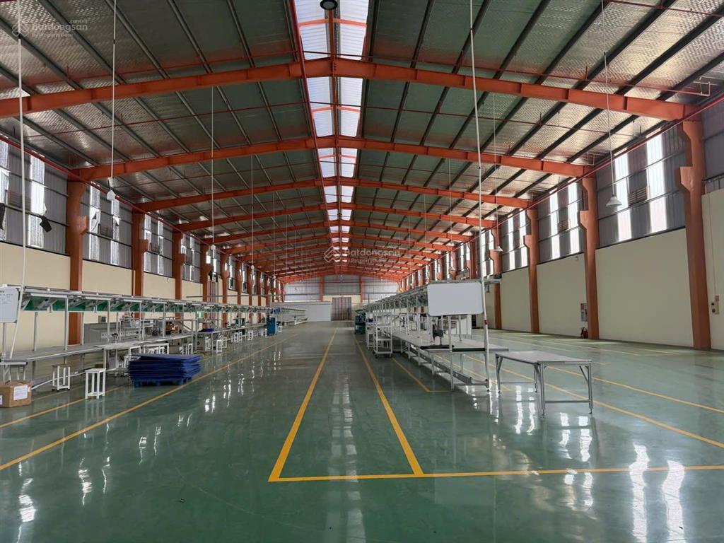 Cho thuê xưởng ccn hưng yên 10000m2 điện 1500kva pccc chuẩn nhận xưởng ngay giá 91.336đ/m2/th