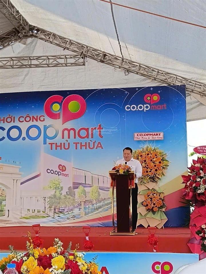 Bán gấp lô đất đẹp 2 mặt tiền 100m2, khu phức hợp trung thủ thừa, đất đô thị, sổ sẵn, chỉ 1tỷ650