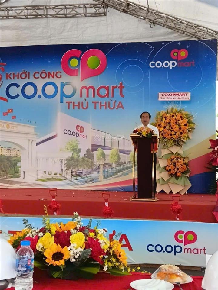 Bán gấp lô đất đẹp 2 mặt tiền 100m2, khu phức hợp trung thủ thừa, đất đô thị, sổ sẵn, chỉ 1tỷ650