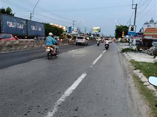 Bán nhanh lô đất mặt tiền, nở hậu 11m, nền cao bằng lộ, chuyển full thổ cư, giá tốt