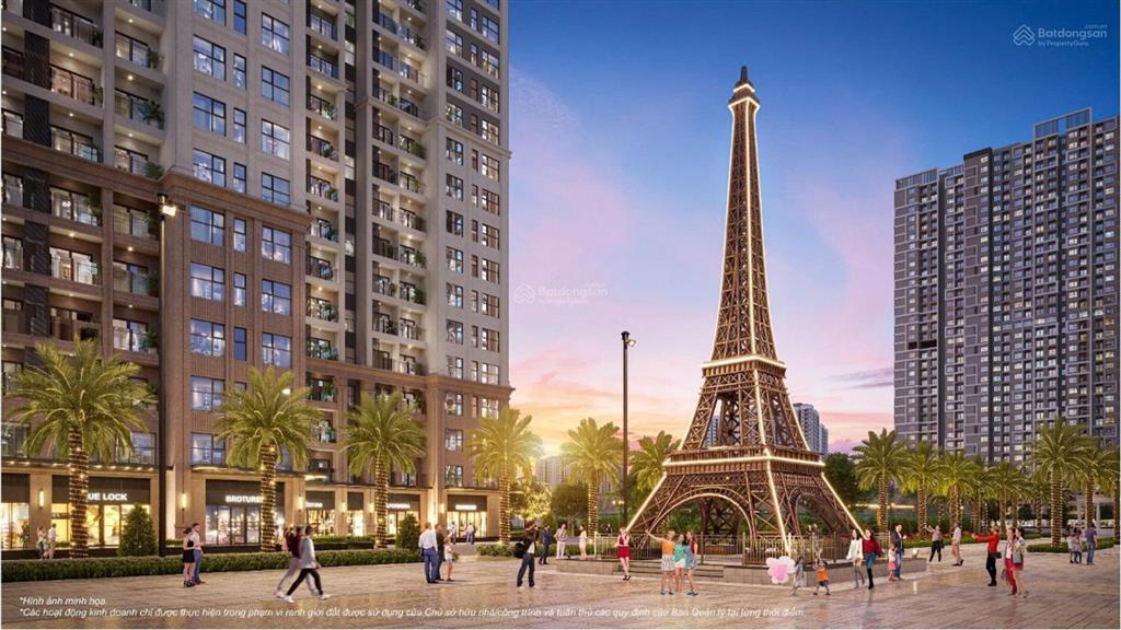 Chỉ 2,4 tỷ ký ngay hđmb căn 2pn + 1 2wc 83m2, bc đb đn, view thoáng d/a the paris,  0973 636 ***