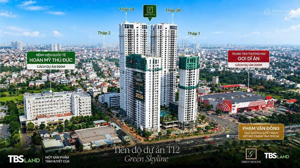 Green skyline dĩ an | căn hộ từ 2,4 tỷ | full nội thất ck đến 10% | htls 0% đến 24 tháng
