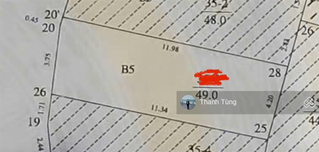 Nhà 5t đẹp ngõ la thành  hào nam ngõ 2,5m, cách ôtô tránh 70m, cách mp 100m, dt 52m2 mt 4,2m