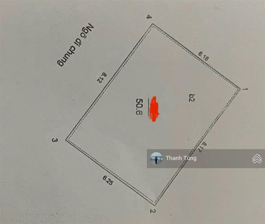 Căn góc 3,5t ngõ xã đàn oto đỗ cửa vị trí đẹp dt 50,6m mt hoa hậu 8,12m vừa ở vừa kd rất tốt