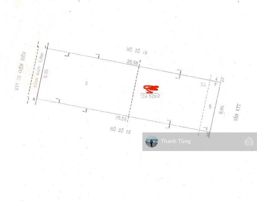 Biệt thự siêu hiếm p/lô víp quân đội tôn thất thiệp  điện biên phủ hai mặt thoáng 144m2 mt 6,5m