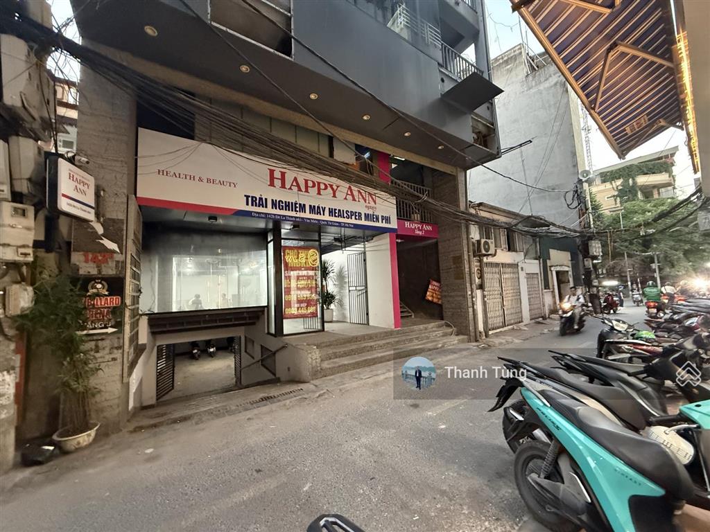 Cho thuê mặt bằng tầng 1 kd tại mp đê la thành ngã tư xã đàn  trung phụng dt 120m2 mt đẹp 10m