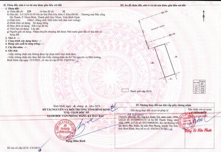 Chính chủ bán lô lkn39 đại phú gia, kđt bắc hà thanh  108m²  ngang 6m  đường 21m