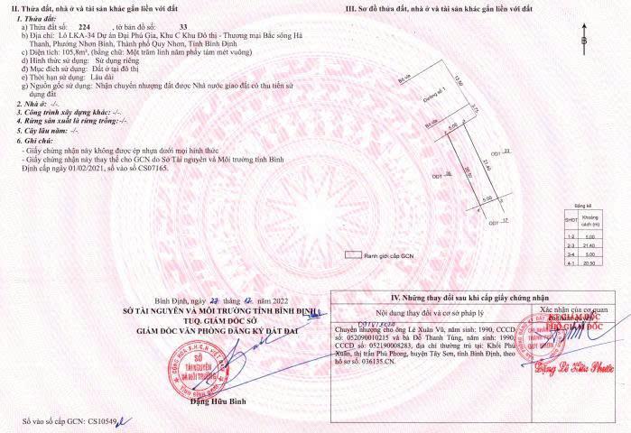 Chính chủ bán lô lka34  đại phú gia, kđt bắc hà thanh  105,8m²  đường 21m