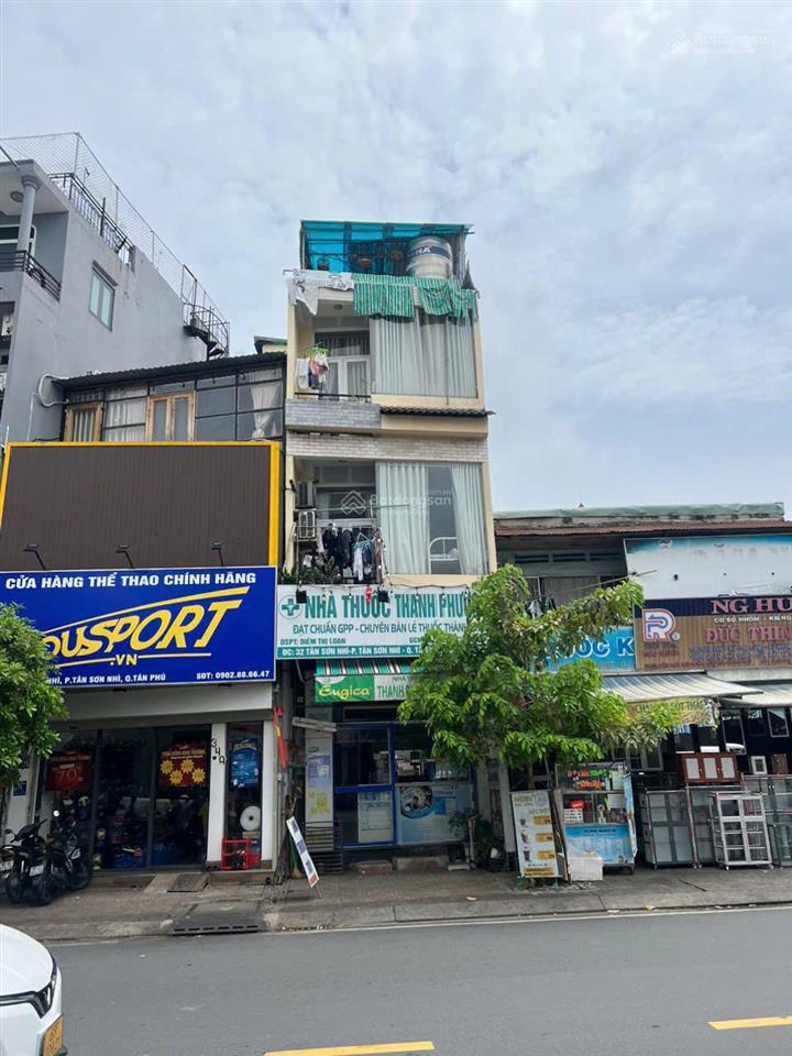 Bán gấp nhà mặt tiền kinh doanh đường tân sơn nhì. q. tân phú. dt 4x20m. giá 17 tỷ