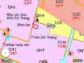 Lô đất 88m mặt đường nhựa ích trang rộng gần cổng phụ kcn tràng duệ 3 tiềm năng x2, x3 giá 1.63 tỷ