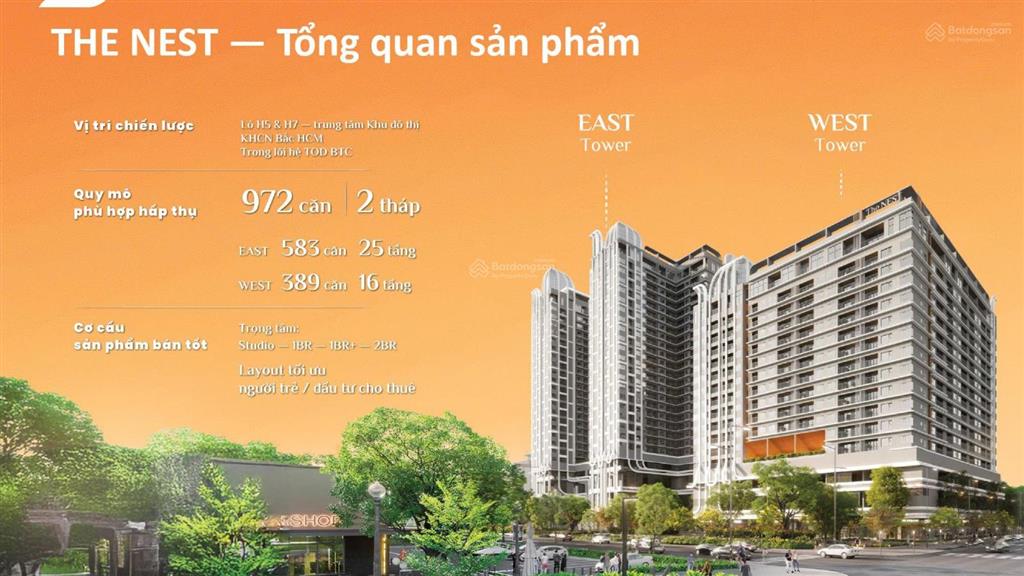 Mở bán căn hộ the nest tại midori park cạnh st aeon cđt becamex tokyu, cho thuê tỷ suất từ 6%/năm