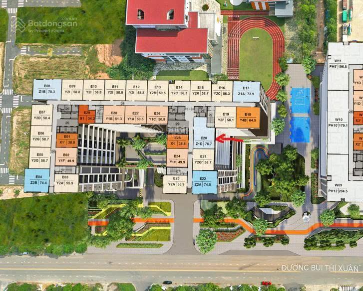 Căn hộ the nest 2pn,2wc59m² tầng 18, cđt becamex tokyu thanh toán chỉ 50% đến khi nhận nhà 12/2027