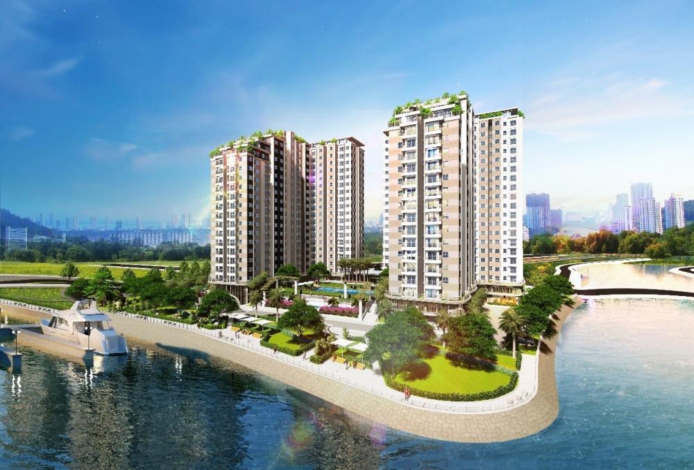 Bán gấp c/c conic riverside q8, gía 2pn2wc =2tỷ950, dt 67m2, sổ hồng chính chủ, 0933 666 *** e đức