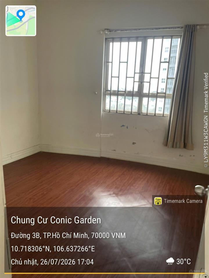 Bán căn hộ conic garden 1pn1wc=1 tỷ 7, sổ hồng sẵn, hỗ trợ vay,  0933 666 *** e đức