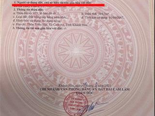 Chính chỉ bán đất ngang 7m tổng diện tích 389m2 full thổ cam an bắc đường bán cờ giá 1.1 tỷ