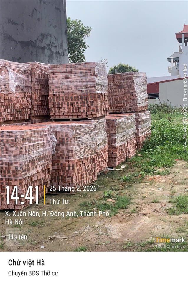 Bán 75m2 đất đấu giá xuân nộn đông anh hà nội, giá 75tr/m2