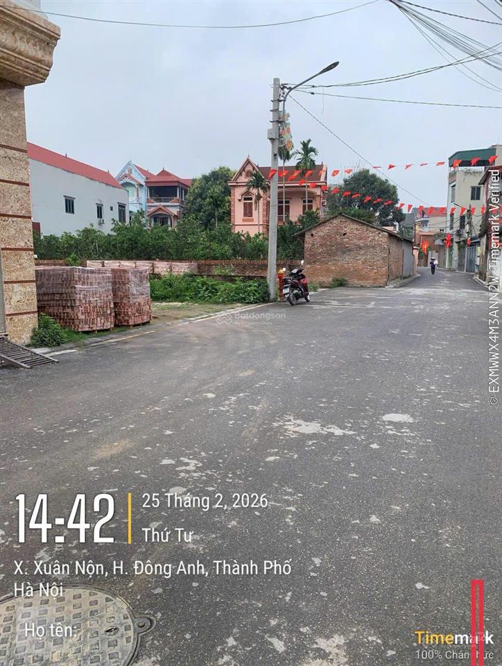Bán 75m2 đất đấu giá xuân nộn đông anh hà nội, giá 75tr/m2