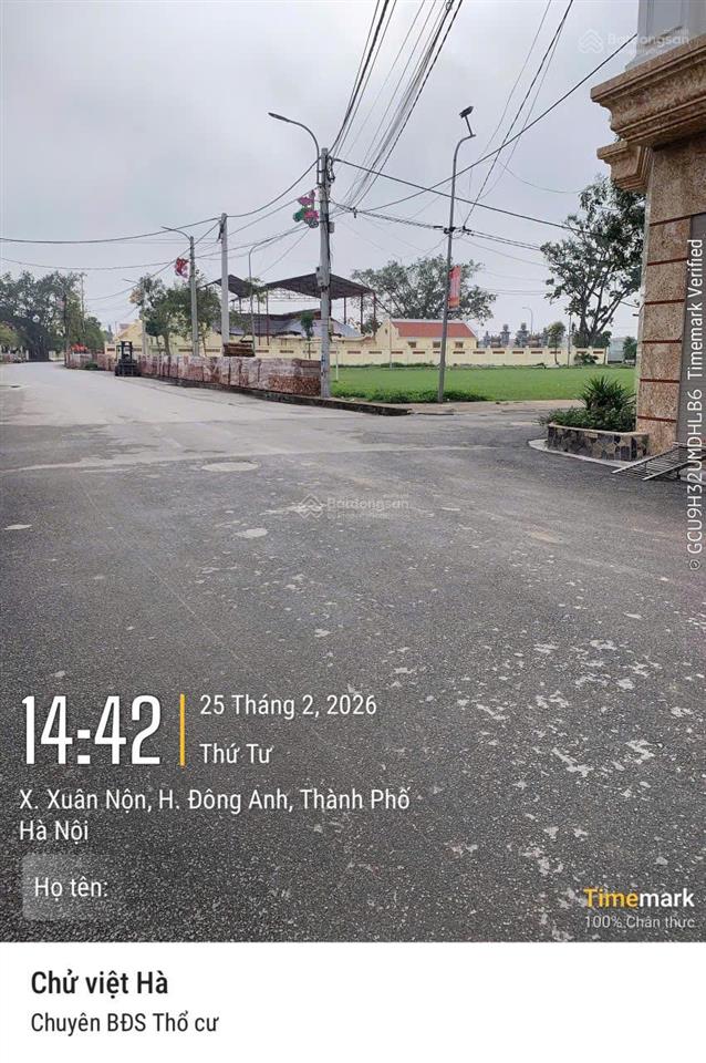 Bán 75m2 đất đấu giá xuân nộn đông anh hà nội, giá 75tr/m2