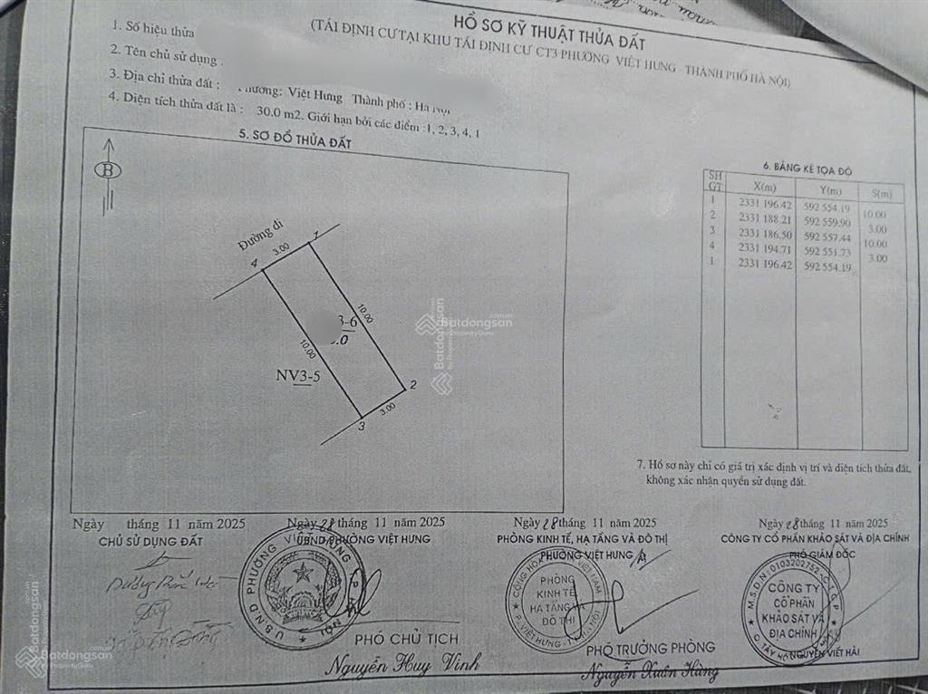 Bán đất tái định cư thượng thanh, long biên, hà nội