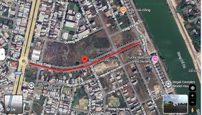 Bán lô biệt thự đào duy tùng, khu phú mỹ an, sát góc cực đẹp