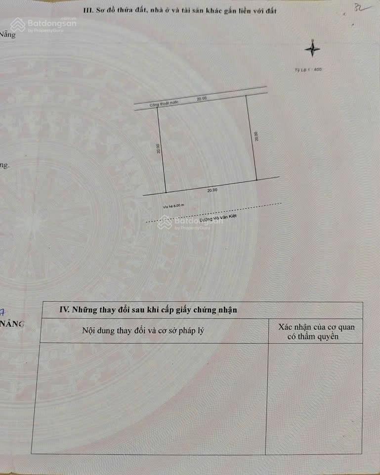 Chuyển nhượng quỹ đất vị trí độc tôn mặt tiền võ văn kiệt, sơn trà.