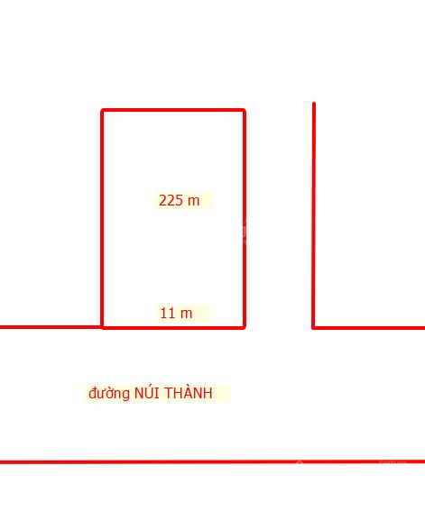 Chính chủ gửi bán lô đất 2 mặt tiền núi thànhhải châu
