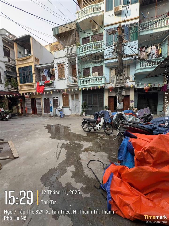 Ảnh thật! bán nhà đẹp gara ôtô phân lô  2 mặt thoáng  53.2m2 yên xá  sát tổng cục 5  giá đầu tư