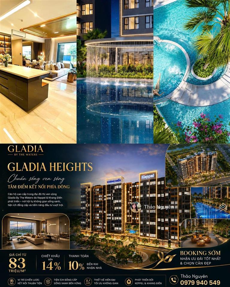 Mua ngay 2pn chỉ 6,6 tỷ liên doanh khang điền và keppelland bàn giao xịn sò 0979 940 *** em