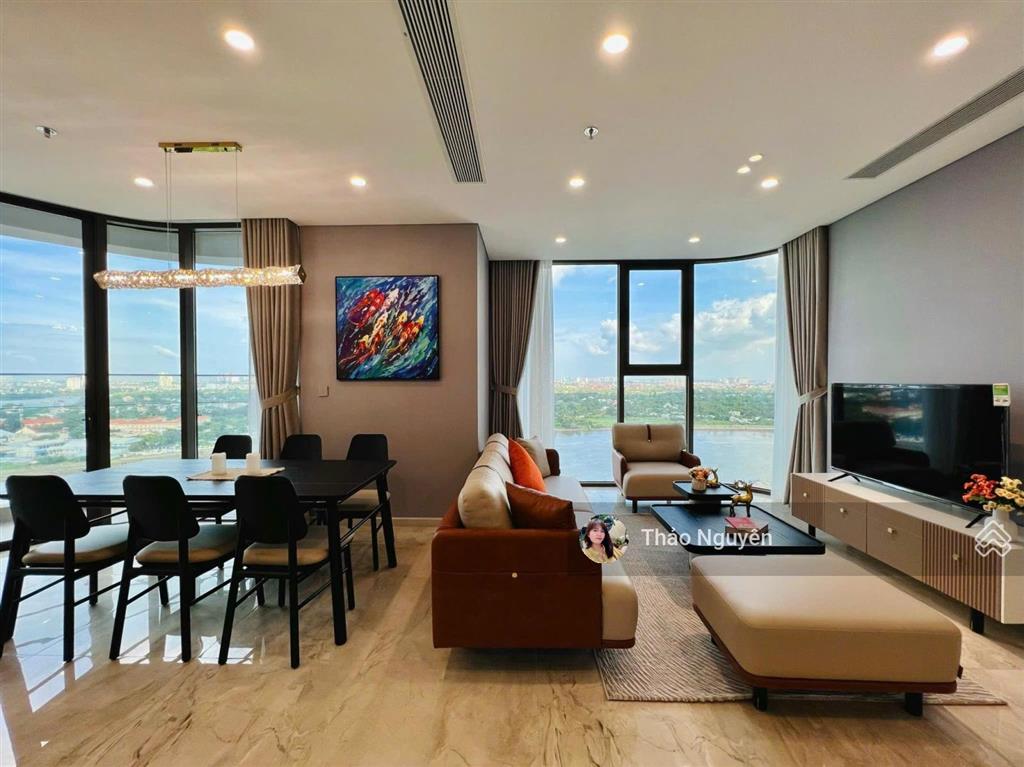 Chính chủ bán căn 3pn view sông đẹp dự án thảo điền green chỉ 22,x tỷ dt 109,9m2 nội thất