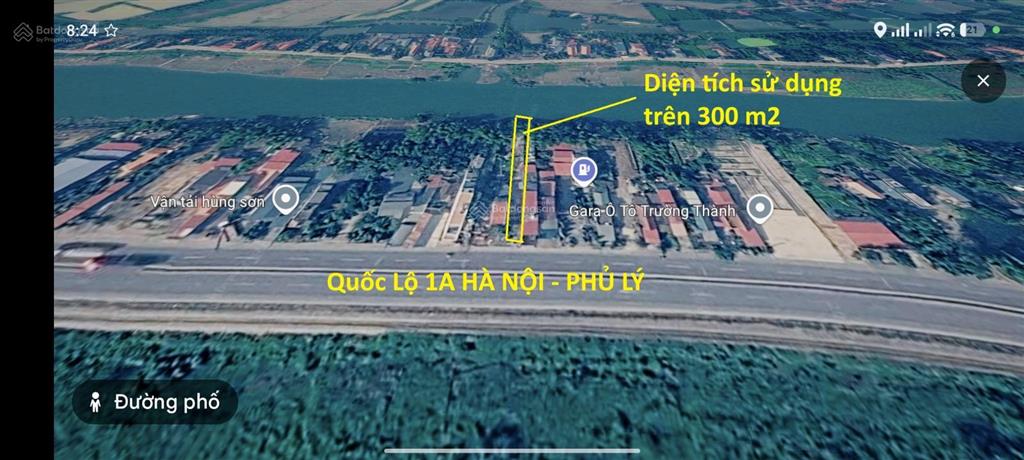 Gấp! bán đất mặt đường ql1a phủ lý  300m2 thực tế kinh doanh đỉnh  sát vách đại đô thị sun group.