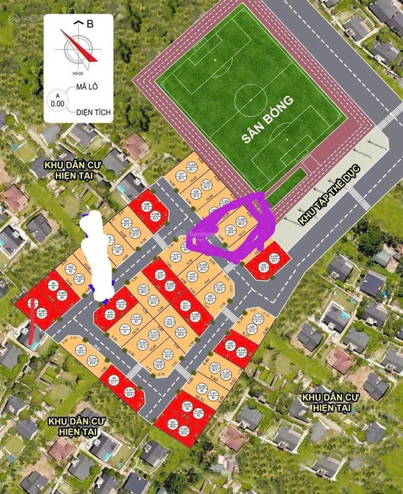 Bán 60,5m2 cổ đông, sơn tây gần làng đhqg, đh fpt hòa lạc giá nhỉnh 2 tỷ/lô