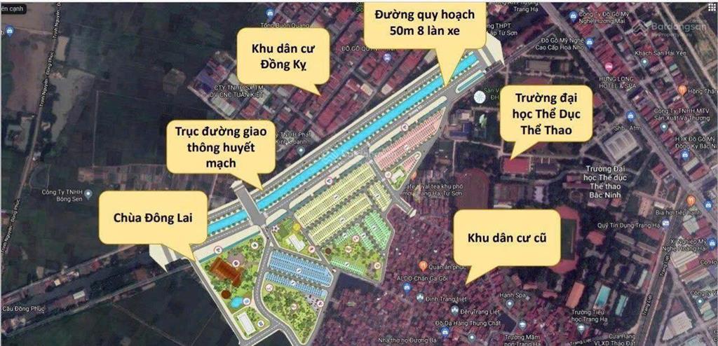 Đất sổ đỏ  95 m2  mặt tiền 5m  4,x tỷ  từ sơn bắc ninh