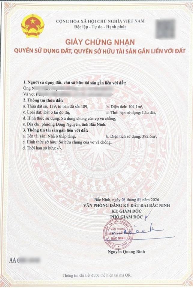 Bán nhà 4 tầng, kinh doanh tốt, trung tâm từ sơn