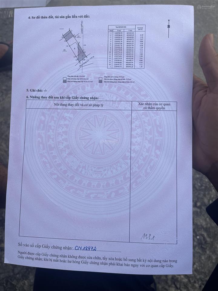 Bán nhà 2 tầng đường rộng 5m cách biển 2km, giá 4 tỷ 500 triệu