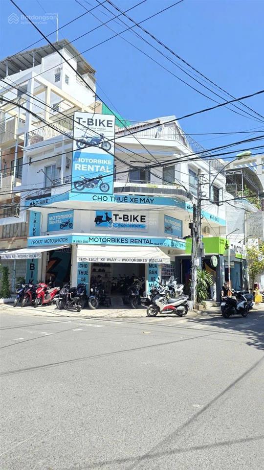 E xuân bán nhà 3 tầng góc 2 mặt tiền đường bạch đằng , đang cho thuê 23 triệu / tháng