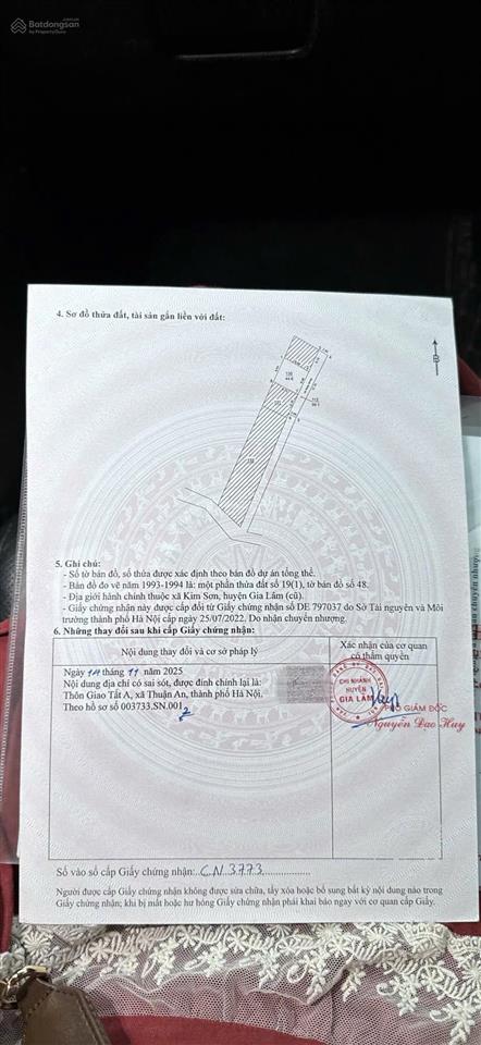 Bán lô đất đẹp giá đầu tư tại thôn giao tất ngay học viện toà án 44,6m² 2.5 tỷ còn thương lượng