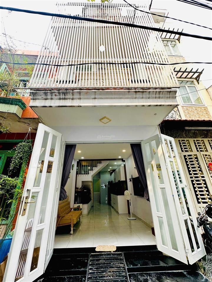 Giảm 400tr, nhà 3 tầng btct 4pn, 31m2, 3,2*9m, nở hậu nhẹ, gần mt chu văn an bình thạnh,hv cán bộ,