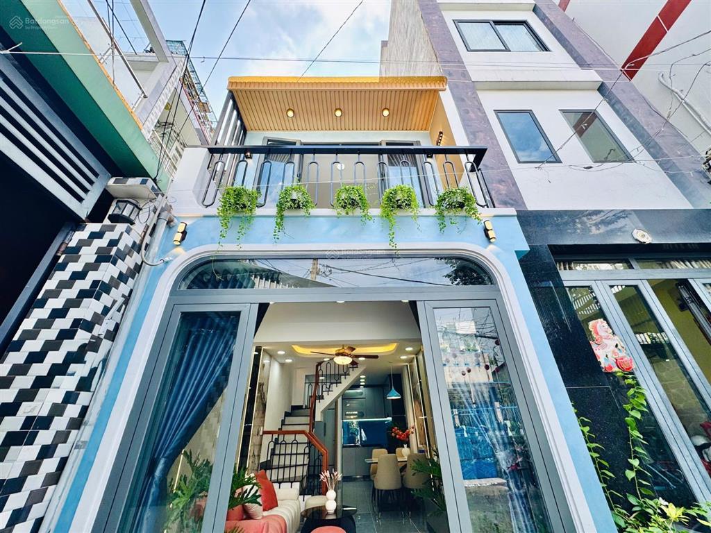 Siêu phẩm phan văn trị, p. bình lợi trung dt 3.3m x 10.5m nở hậu 3.9m, dtcn 35.6m2, dtsd 70m2