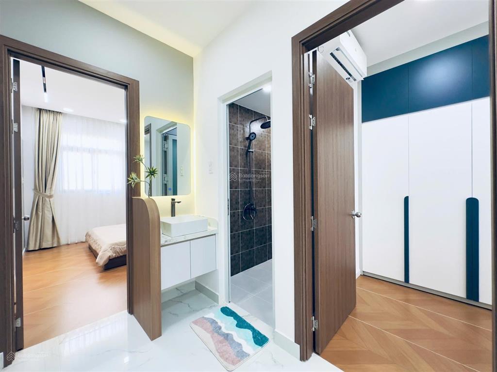 Nhà xây mới đẹp lung linh lý thường kiệt giáp bình thạnh, 3,5m x 12m, nở hậu 4m 41m2 đất, 4 tầng