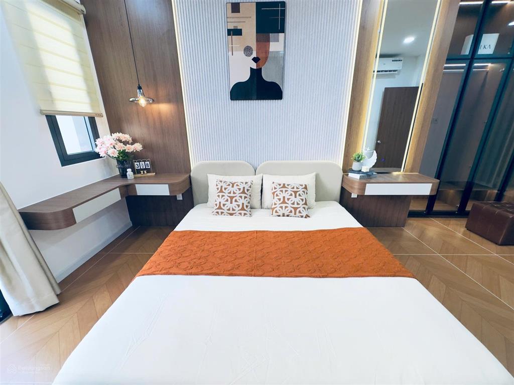 Nhà xây mới đẹp lung linh lý thường kiệt giáp bình thạnh, 3,5m x 12m, nở hậu 4m 41m2 đất, 4 tầng